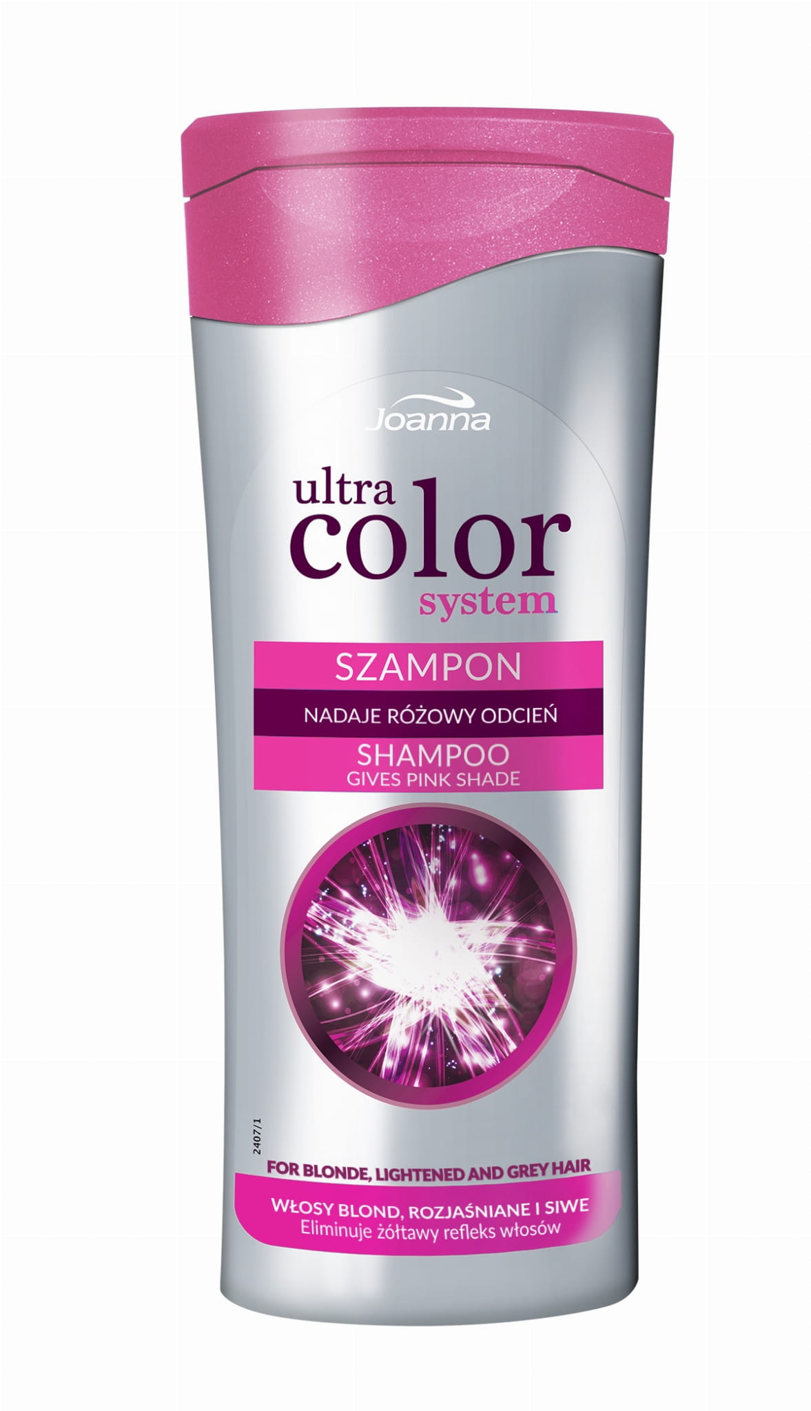 szampon joanna ultra color różowy