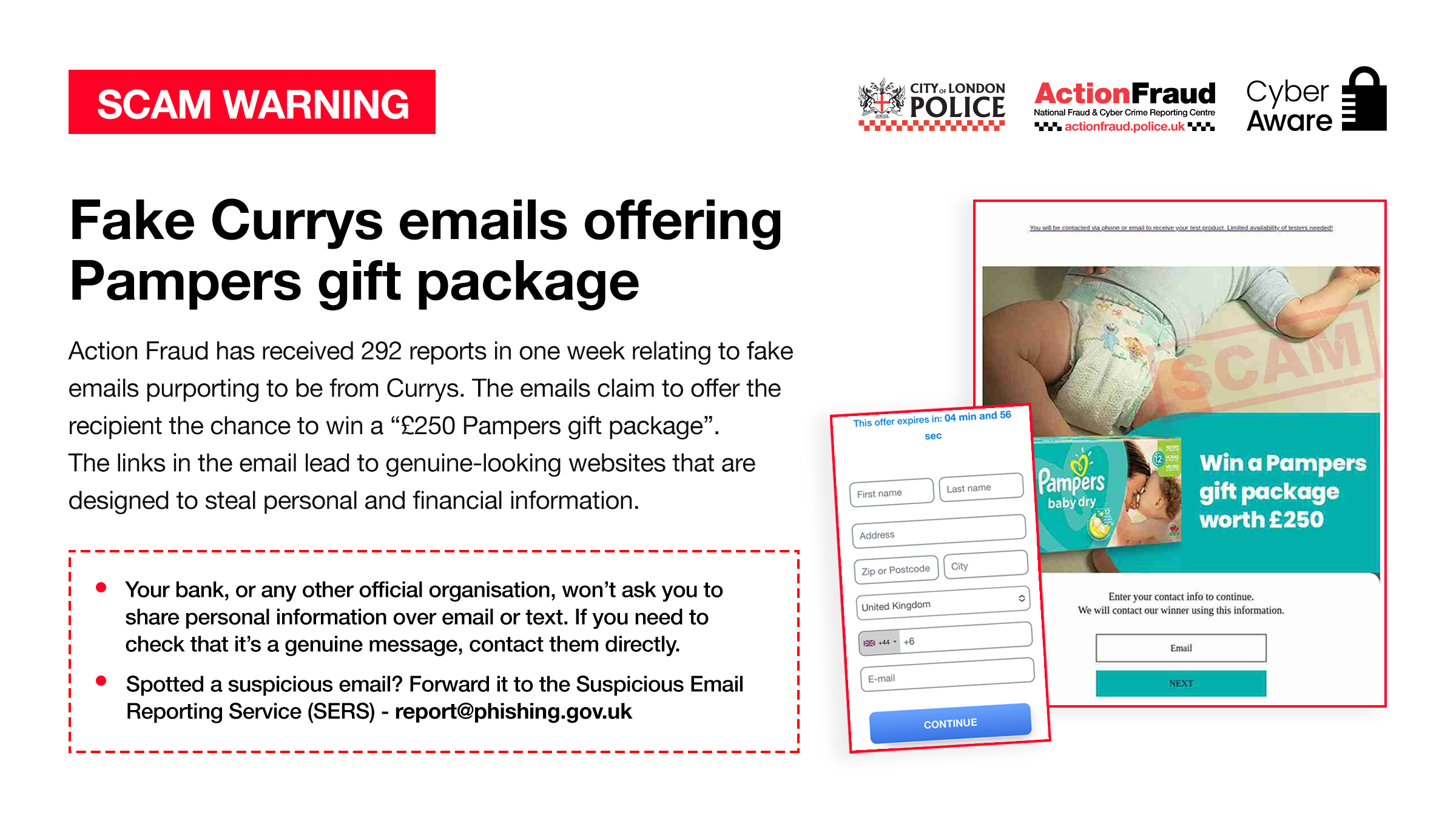 pampers email address