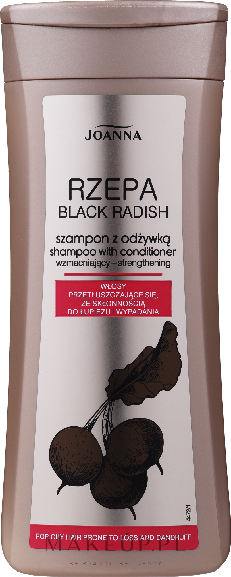 szampon z czarną rzepą wzmacniający włosy