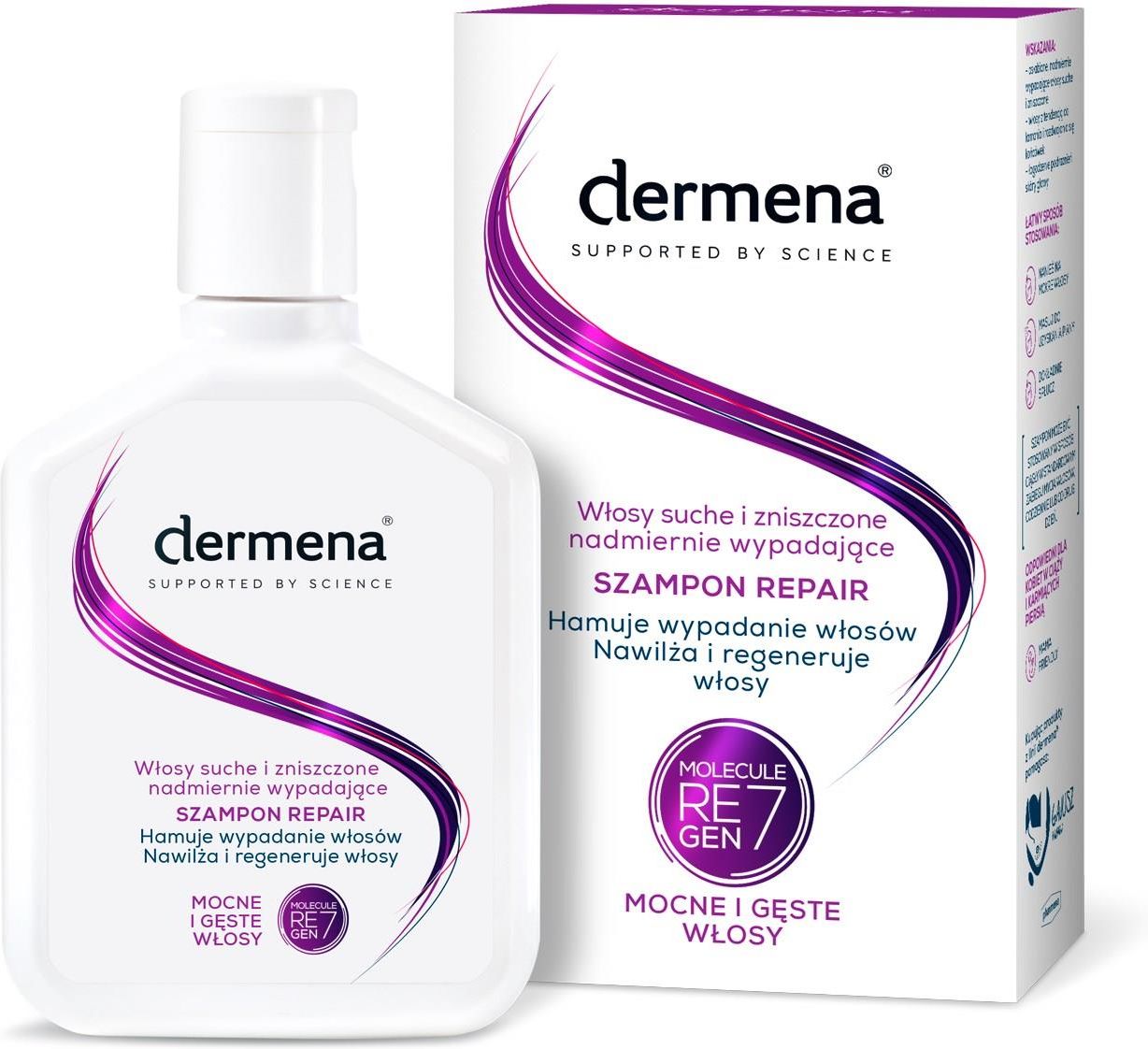 dermena hair care szampon hamujący wypadanie włosów opinie