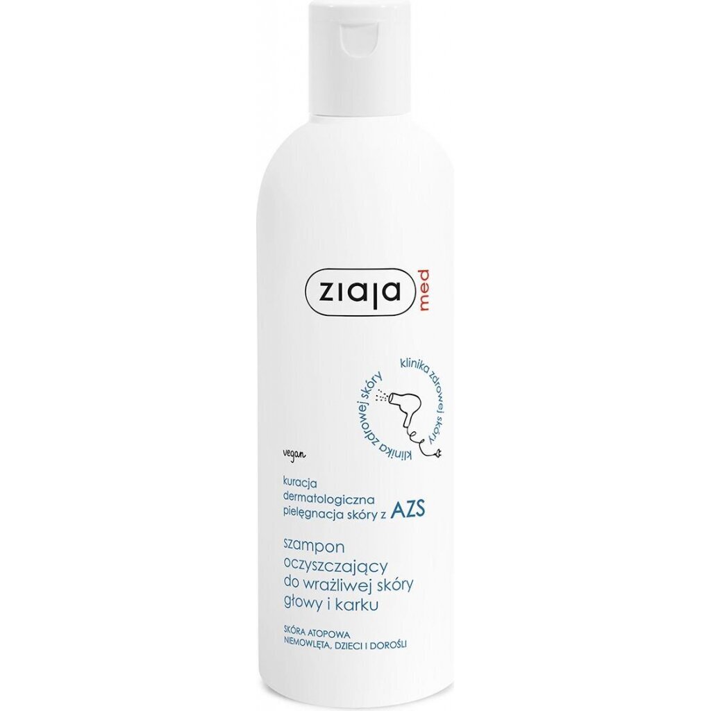 azs szampon oczyszczający do wrażliwej skóry głowy i karku