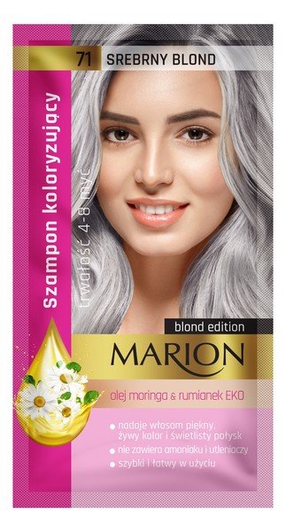 marion szampon do srebrnych włosów