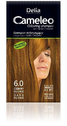 delia szampon koloryzujący nr 6.0 ciemny blond