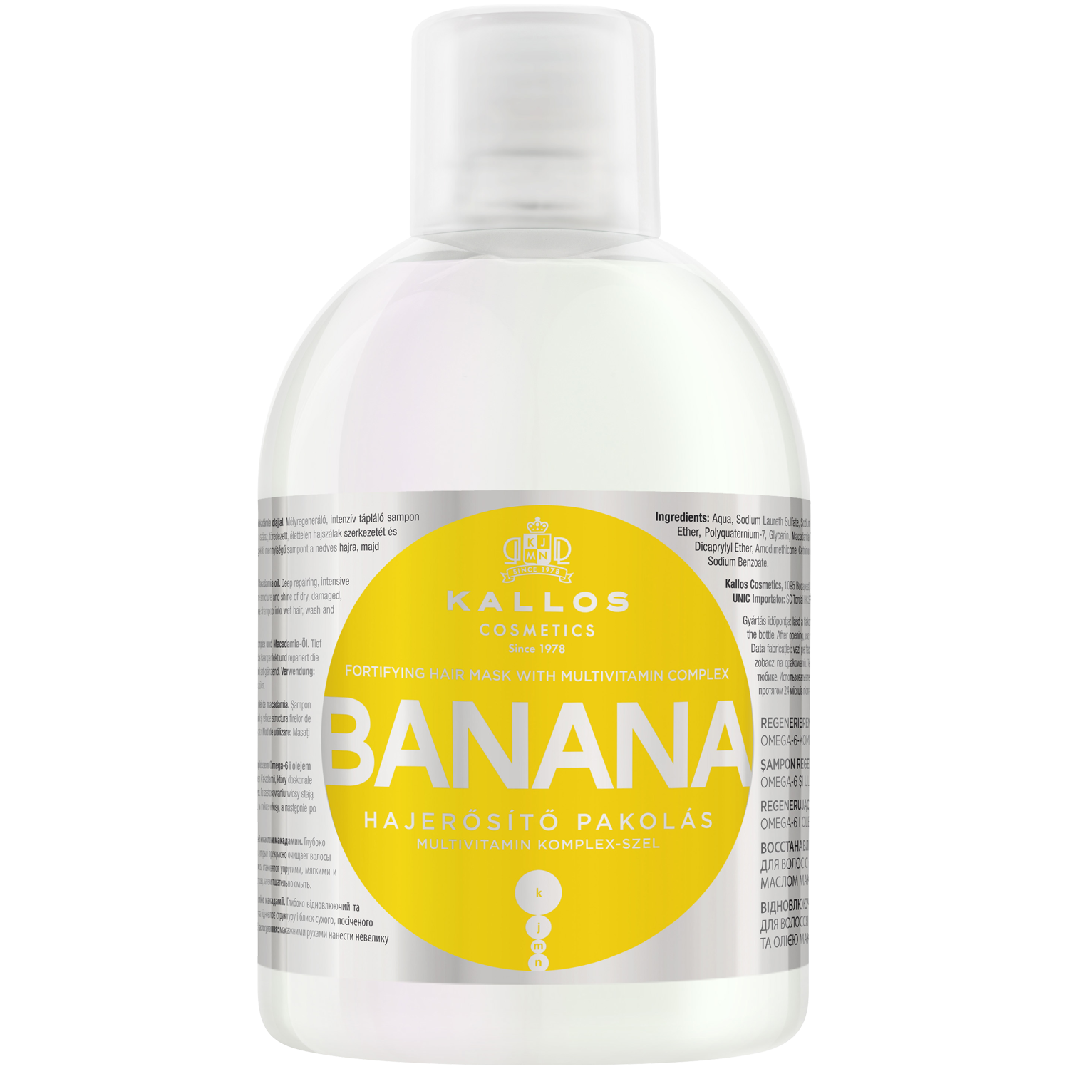 kallos kjmn banana szampon bananowy 1000ml opinie
