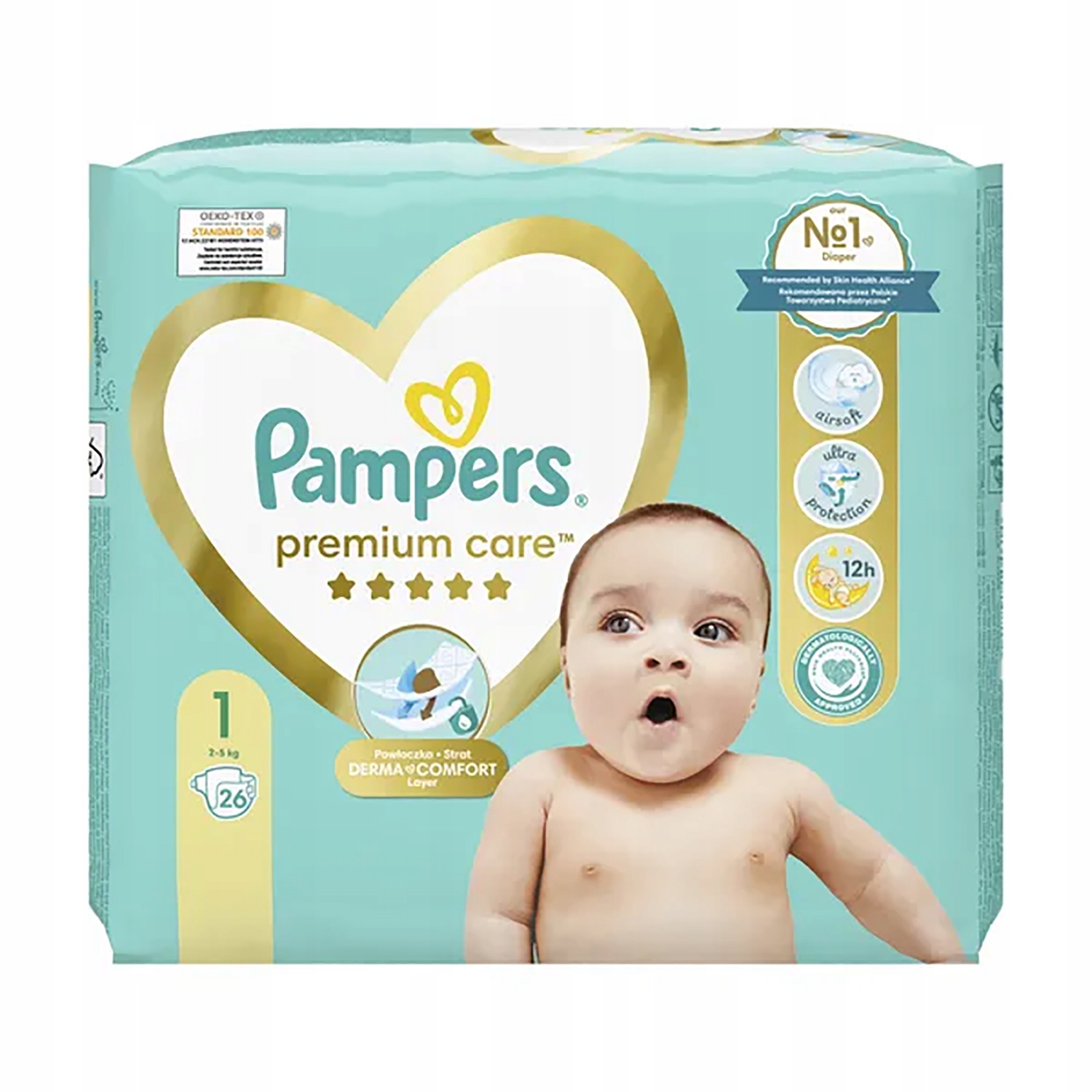 pampers 1 jaka waga