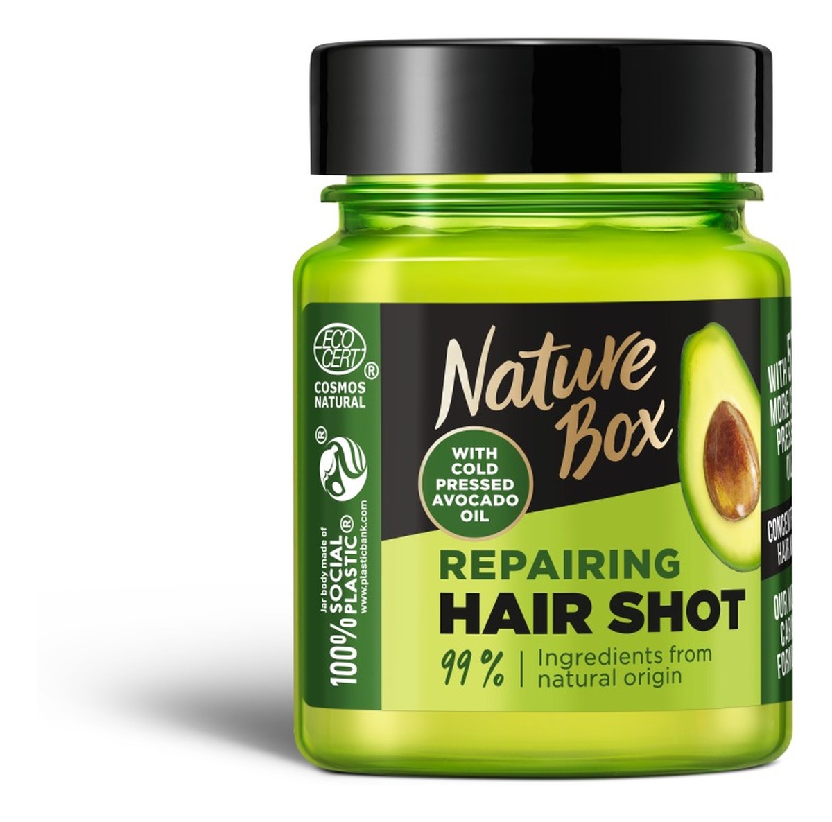 nature box regenerująca odżywka do włosów z olejem z awokado