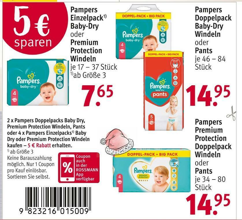 rossmann pampers 4 coupon