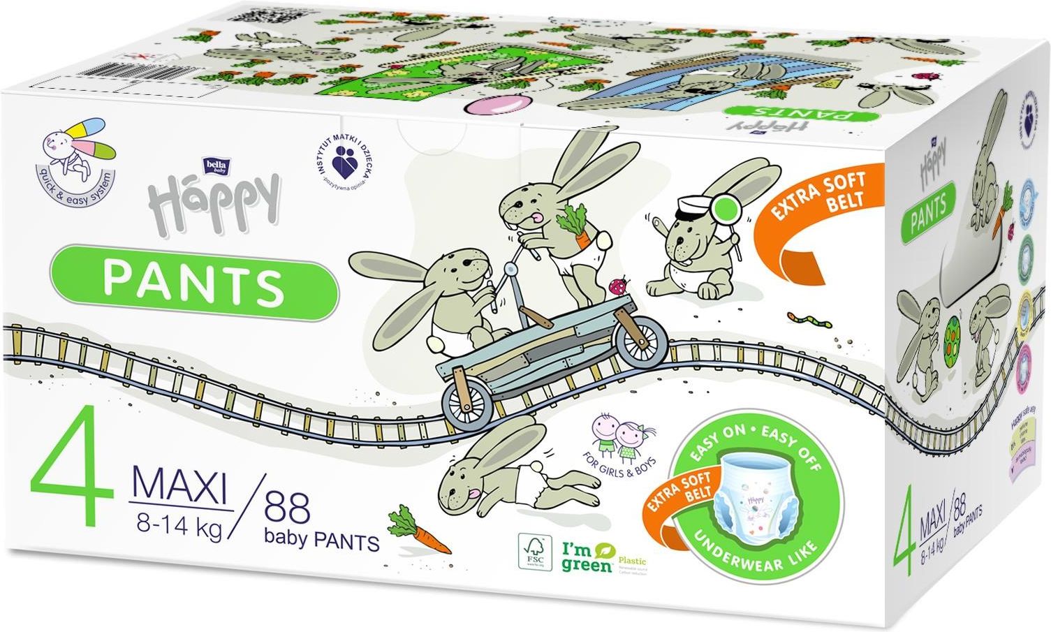 pieluchomajtki happy pants 4 ceneo