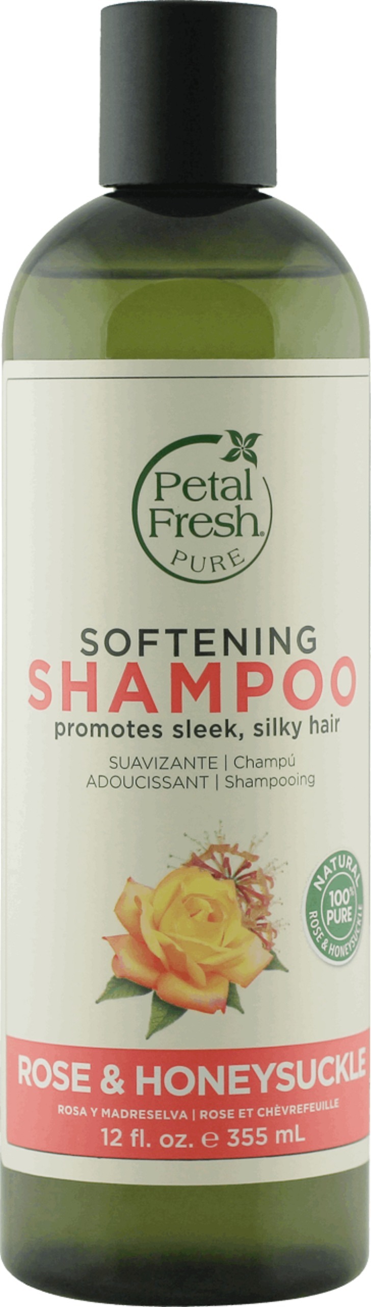 petal fresh superfoods łagodzący szampon do włosów róża i wiciokrzew