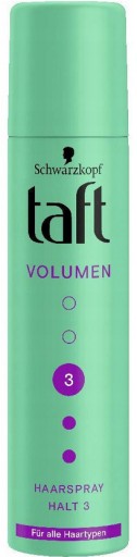 lakier do włosów taft volumen fresh 3 250ml