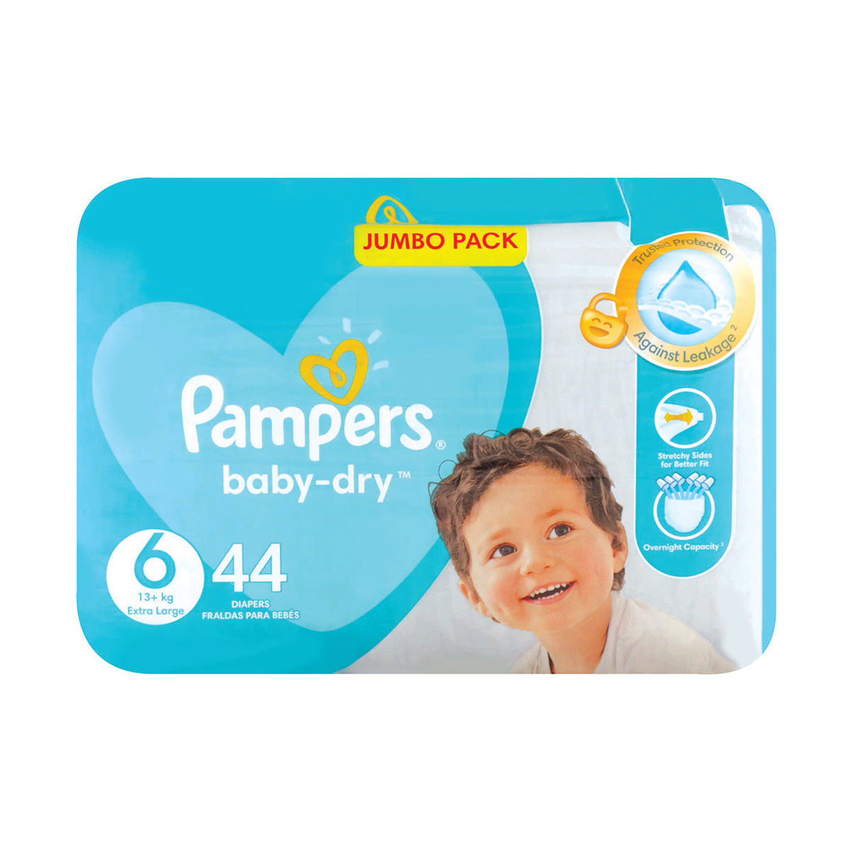 pampers 6 babydry 44