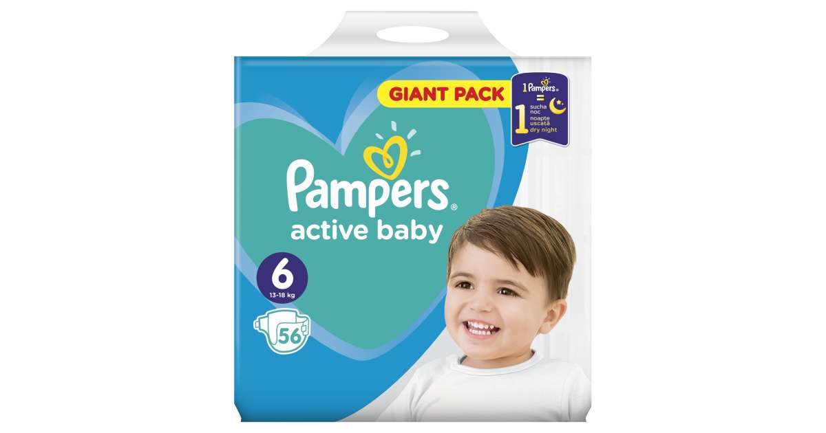 pampers active baby 6 extra large najtaniej