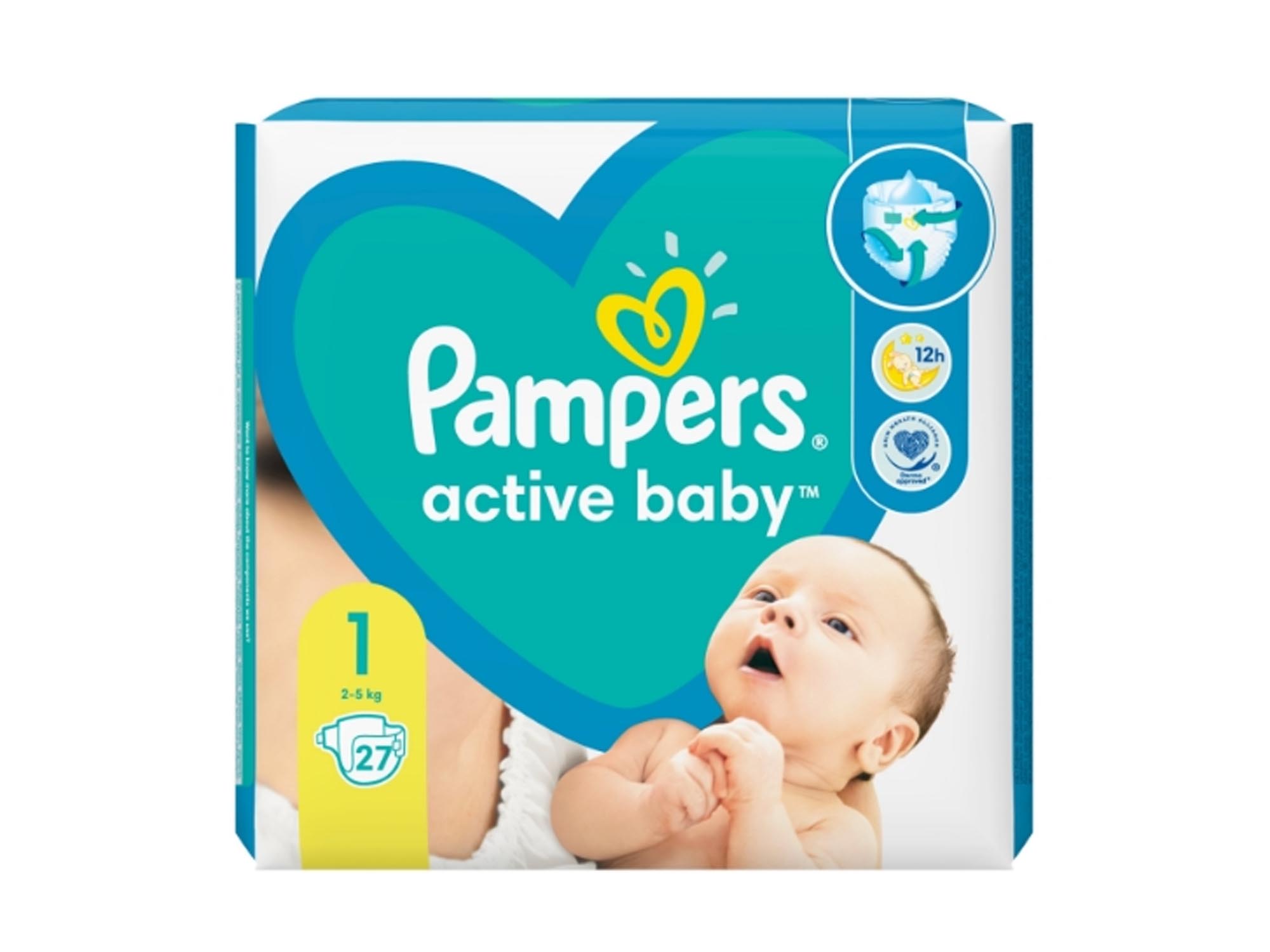 pampers active baby 1 mega pack