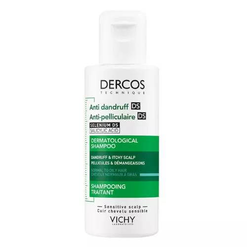 vichy dercos szampon przeciwłupieżowy włosy normalne i przetłuszczające się
