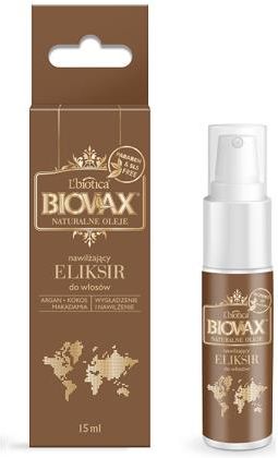 olejek nawilżające do włosów biovax