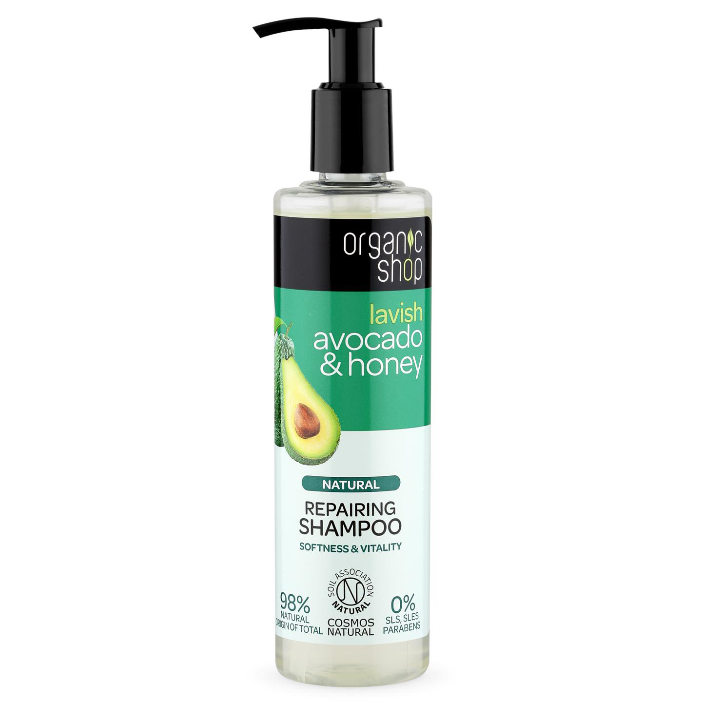 organic shop szampon orzeźwiający granat i paczula wizaz
