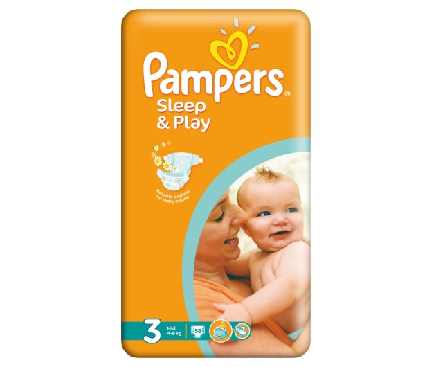 pampers pomaranczowe 4