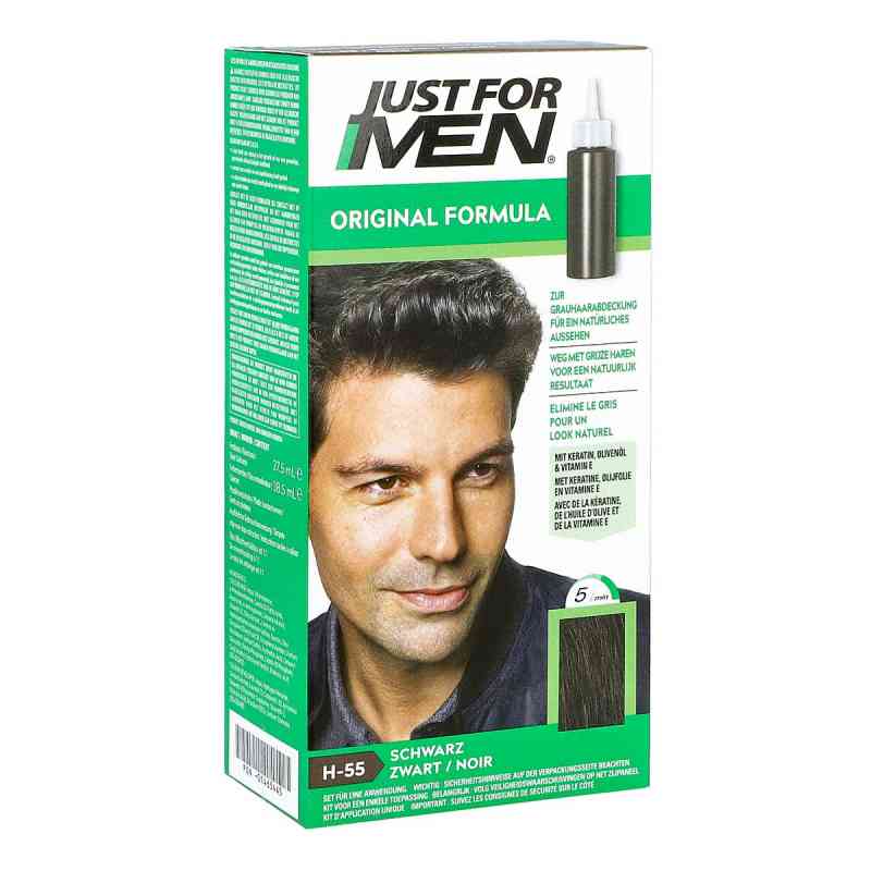 szampon koloryzujący czarny na siwe włosy dla mężczyzn