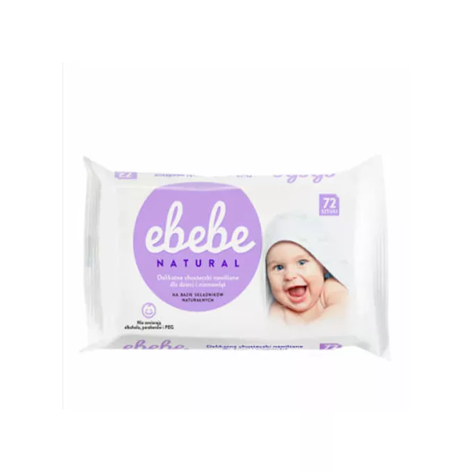 ebebe natural chusteczki nawilżane wodą