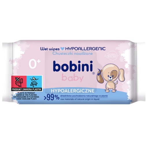 bobini baby chusteczki nawilżane dla niemowląt hebe