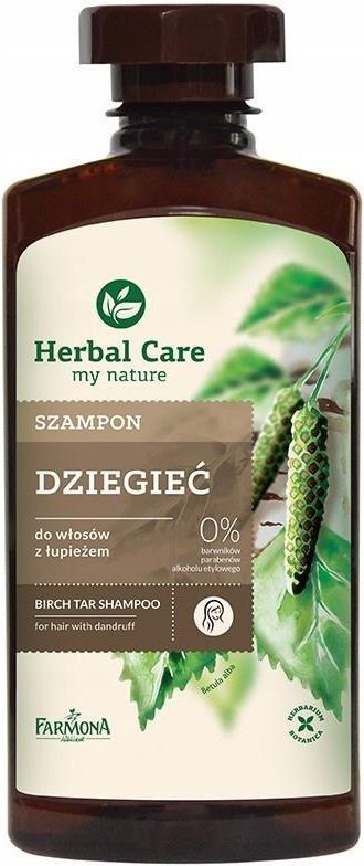 farmona herbal care szampon dziegieć 330ml