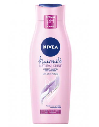 promocja nivea hairmilk szampon pielęgnujący włosy matowe zmęczone