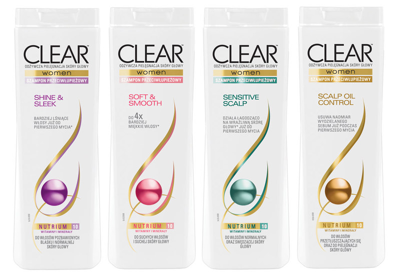 szampon clear przeciwłupieżowy shine sleek