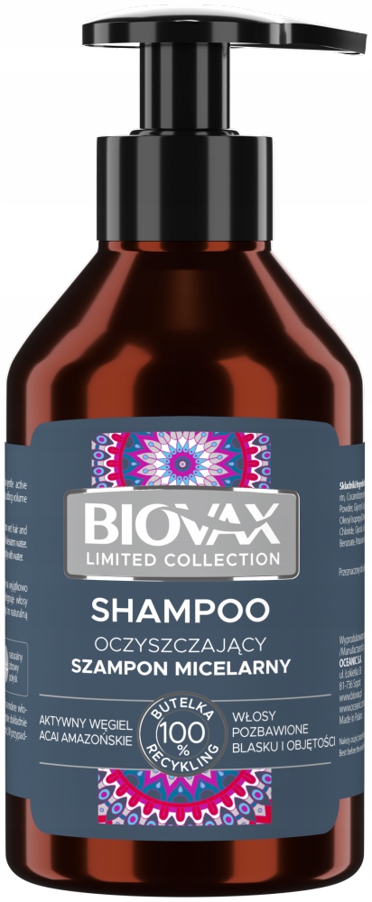 biovax regenerujący szampon micelarny