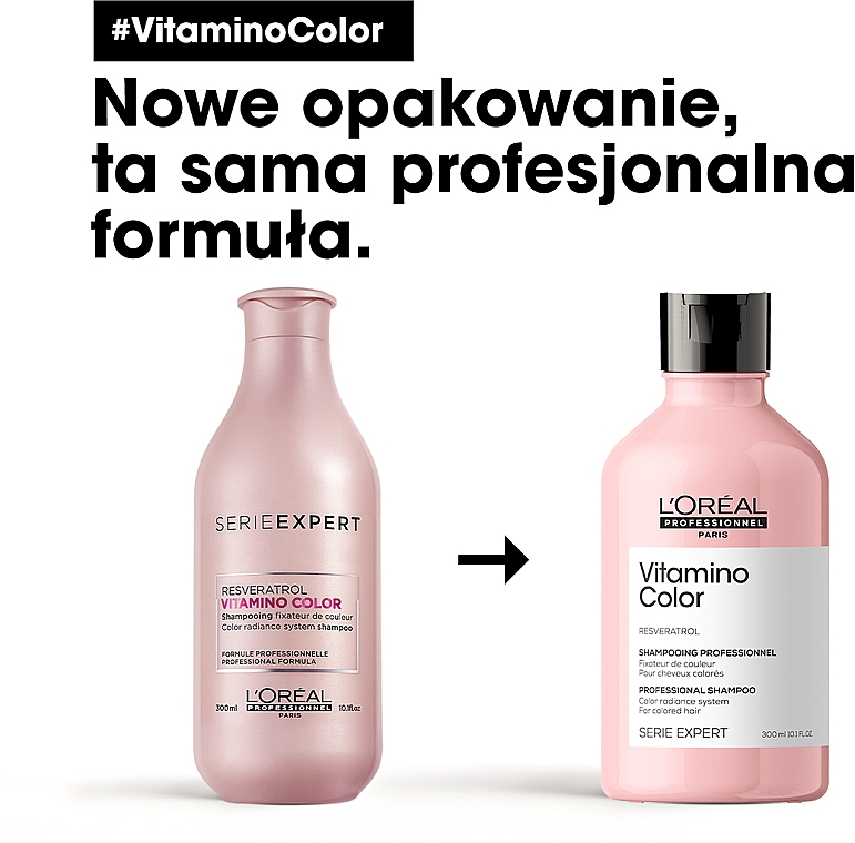 szampon do włosów loreal witamin color