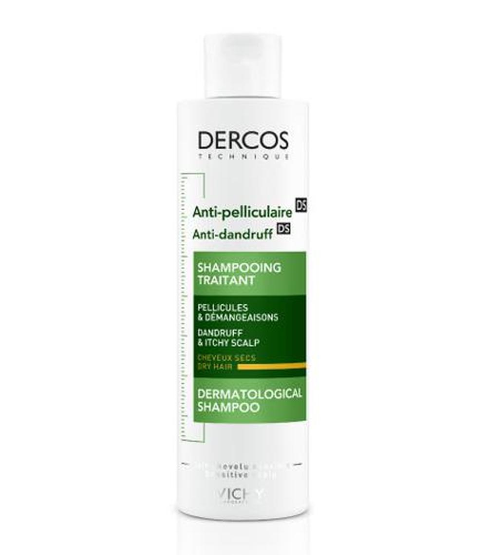vichy dercos szampon przeciwłupieżowy włosy suche 200 ml
