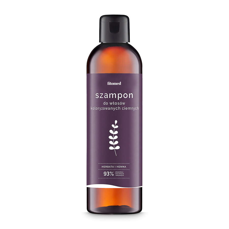 szampon ziołowy do włosów ciemnych firmy fitomed