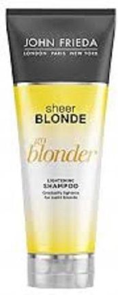 john frieda sheer blonde rozjaśniający szampon do włosów