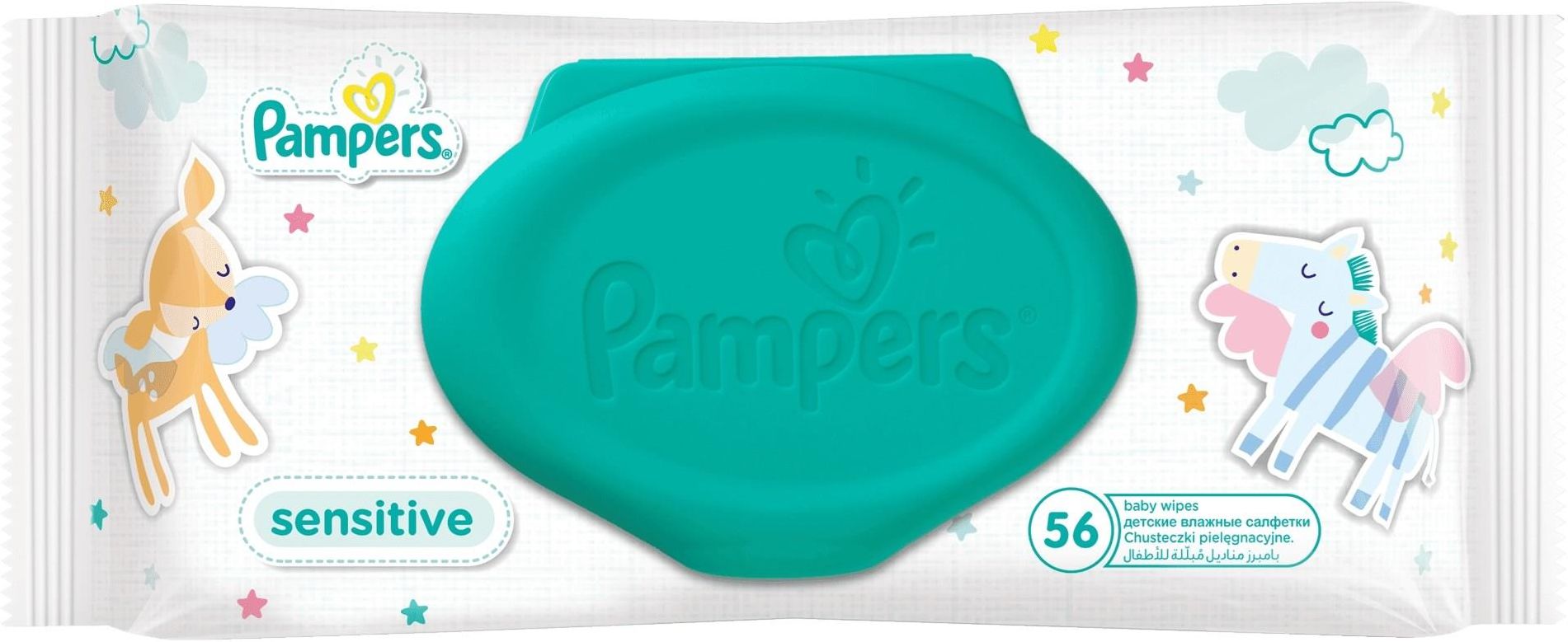 chusteczki dla dzieci pampers sensitive 56