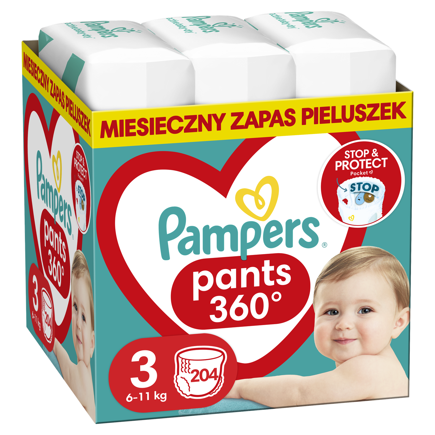 pieluchomajtki pampers 3 od ilu kg