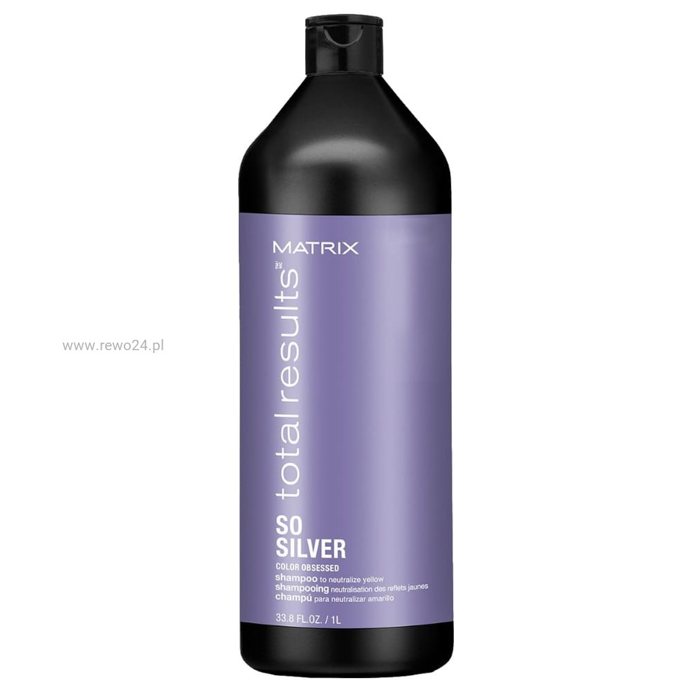 matrix color care 50 silver szampon fioletowy do włosów blond