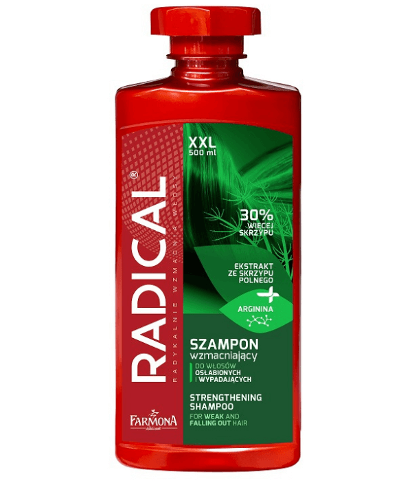szampon na porost włosów czewrwony