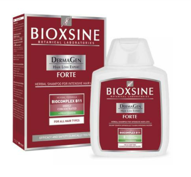 bioxsine szampon przeciw wypadaniu włosów forte herbal