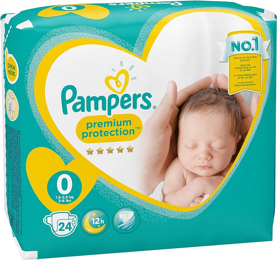 wielkość paczki pampers newborn