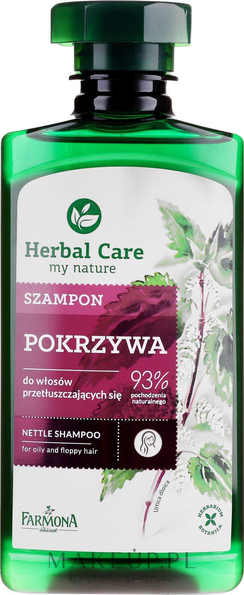 herbal care odżywka do włosów pokrzywa