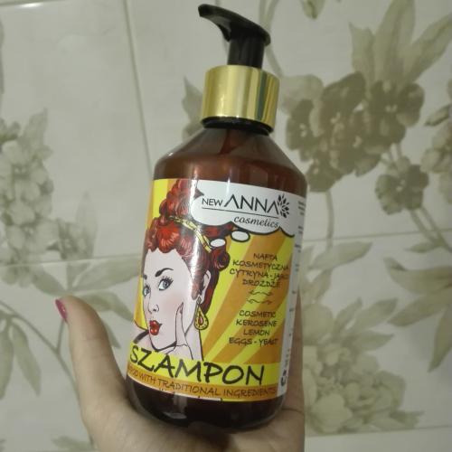 anna kerosene szampon do włosów kosmetyczną drożdżami jajkiem cytry