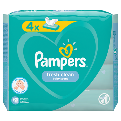 chusteczki pampers fresh clean selgros