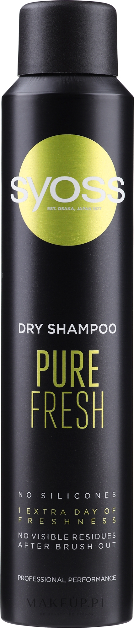 syoss pure fresh dry suchy szampon