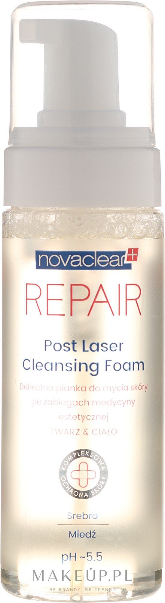 novaclear repair pianka do mycia twarzy 150ml