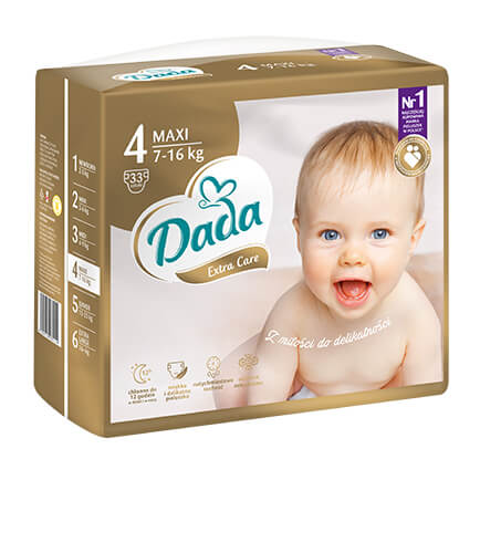 pieluchy dada extra care czy extra soft ceny