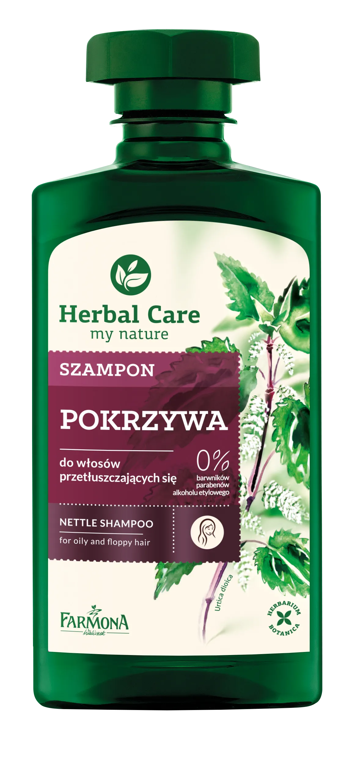 farmona herbal care szampon do włosów przetłuszczających się pokrzywa