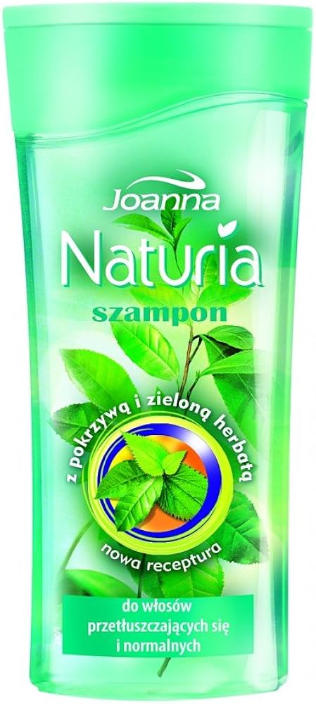 joanna naturia szampon do włosów z pokrzywą i zieloną herbatą