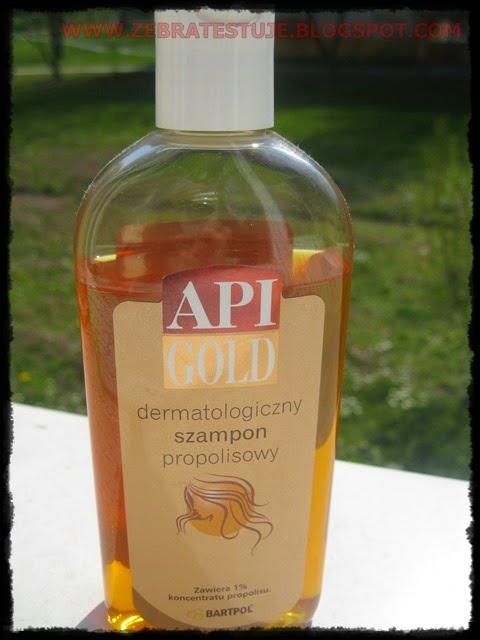 api gold dermatologiczny szampon propolisowy