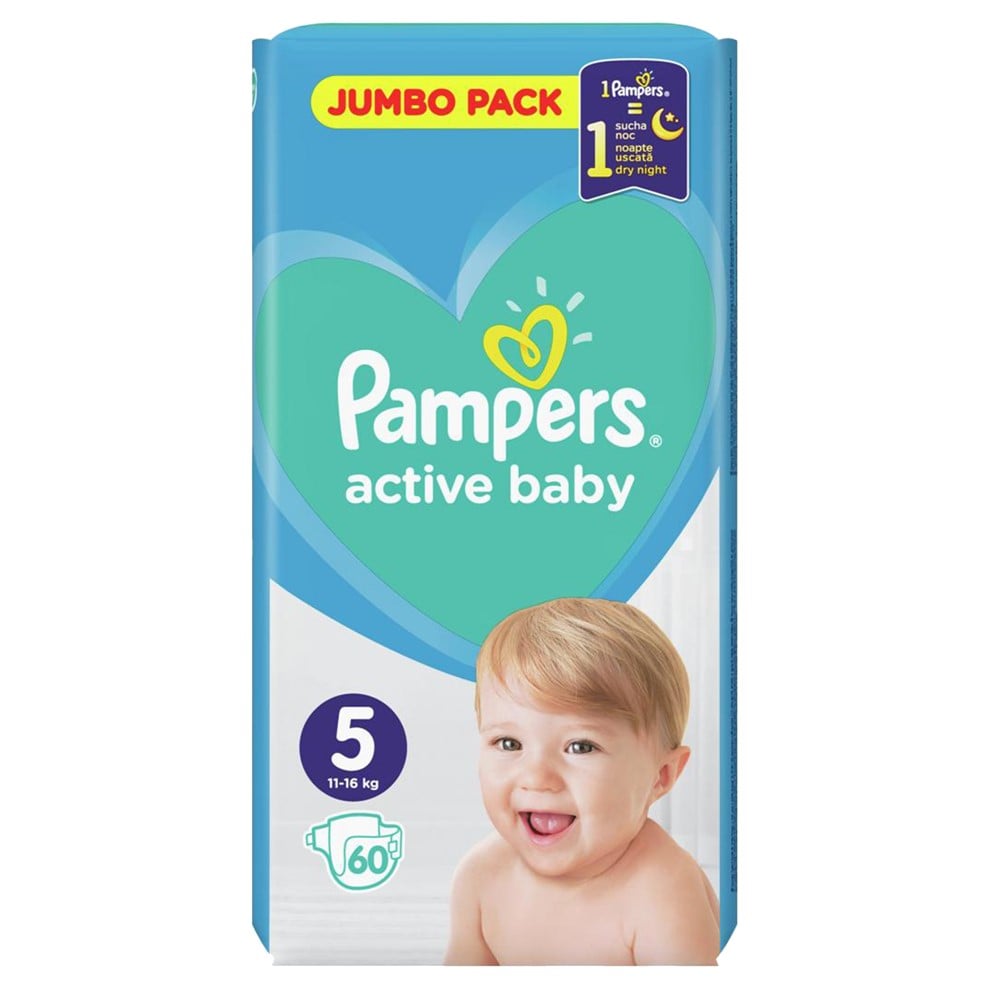 pampers active baby 5 cena