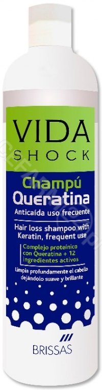 vida shock szampon regenerujący z keratyną 500ml