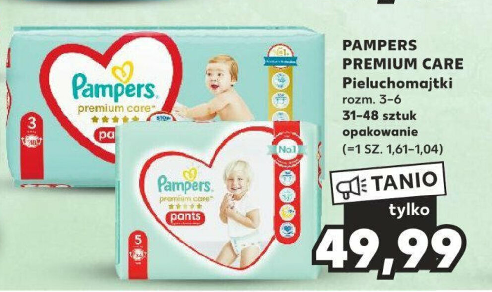 kaufland pampers premium care 1